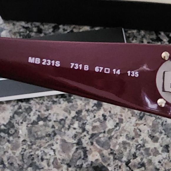 MONT BLANC SUNGLASSES - PRE- OWNED ( Like New) - Picture 4 of 8